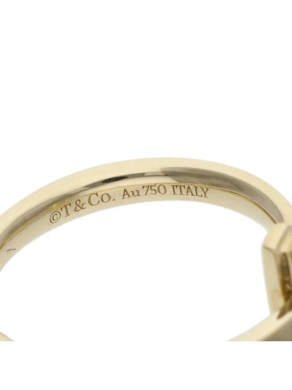 Tiffany & Co T One 18k Yellow Gold Ring